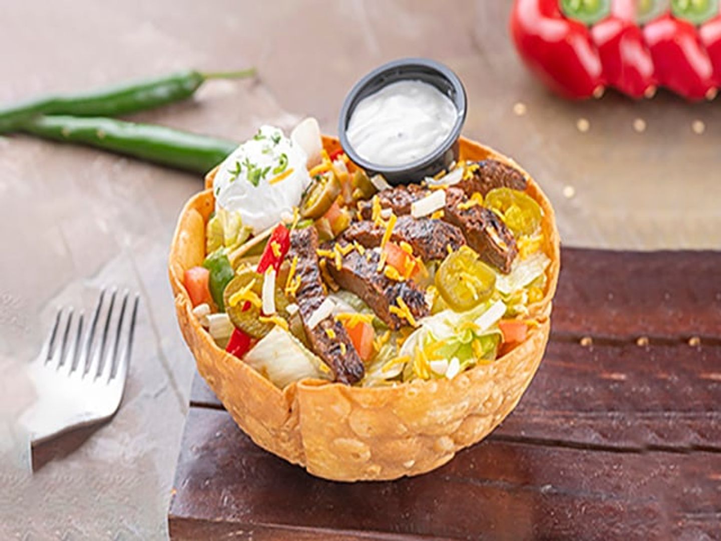 Beef Fajita Salad