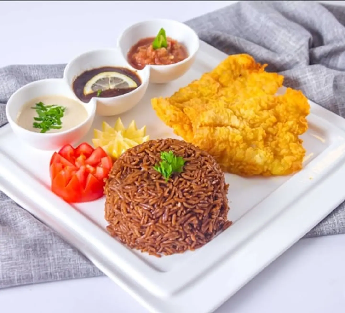 وجبة فيليه اسكالوب مقلي