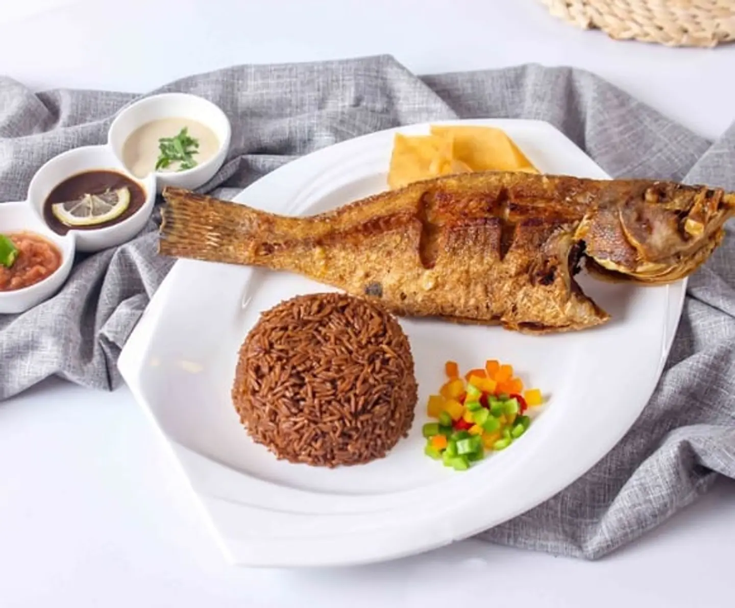 Fried Hamour Meal