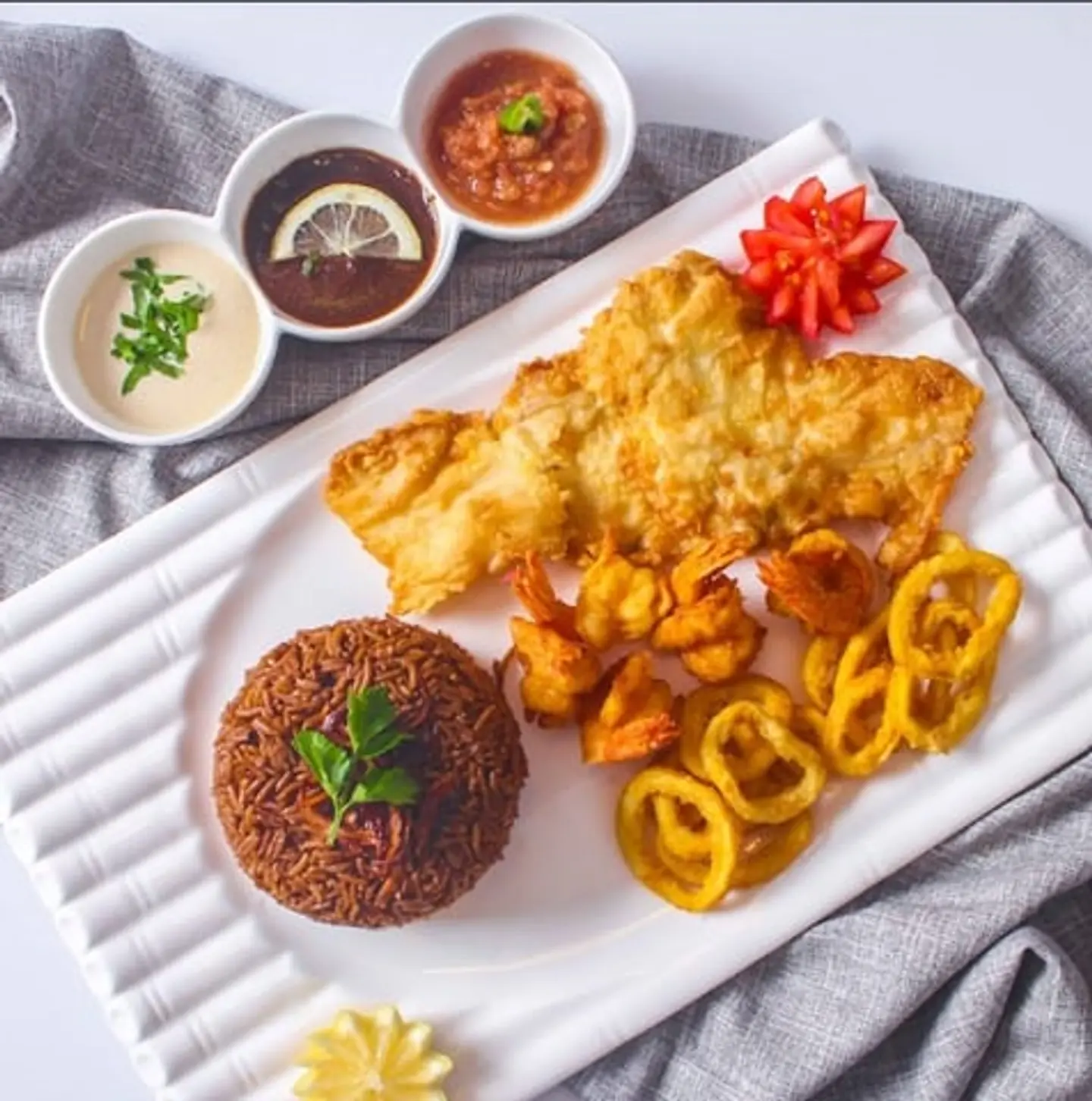 وجبة كومبو مشكل