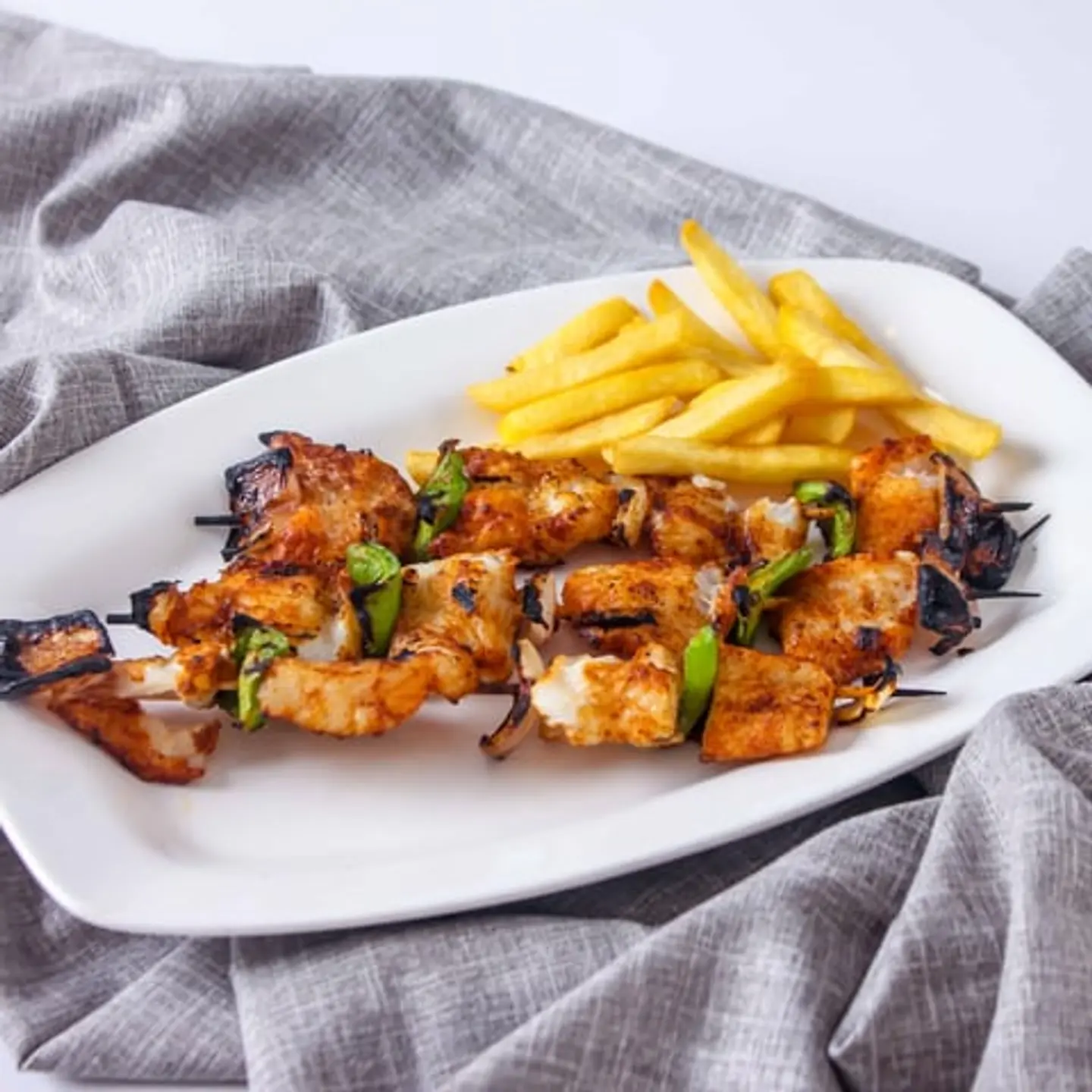 جمبري كبير مشوي اسياخ