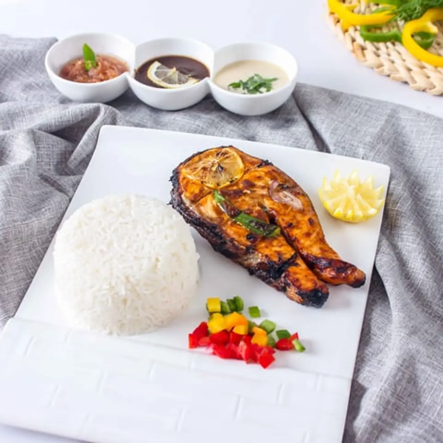 وجبة بياض مشوي