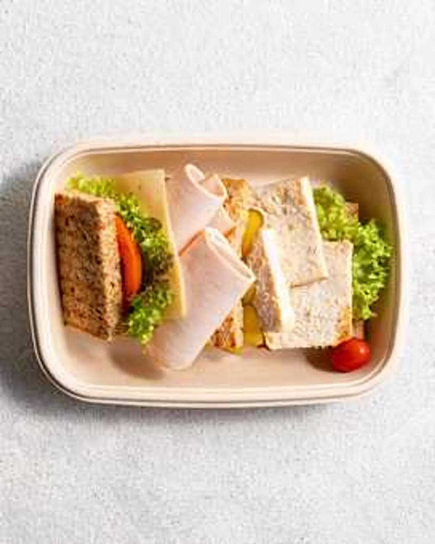 Turkey And Cheese Sandwich