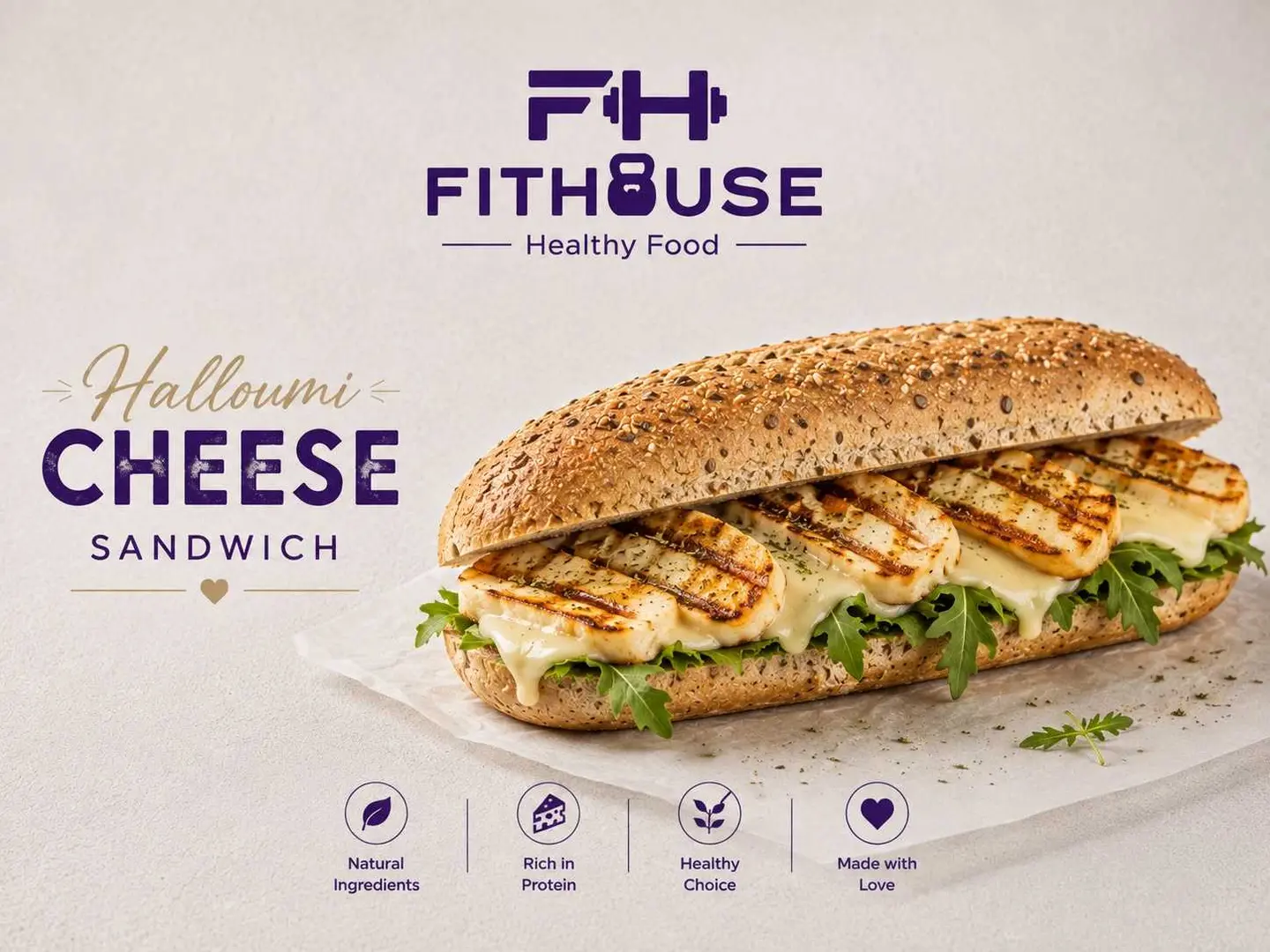 Halloumi Cheese Sandwich