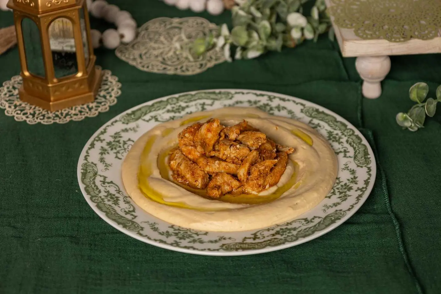 حمص بشاورما الدجاج