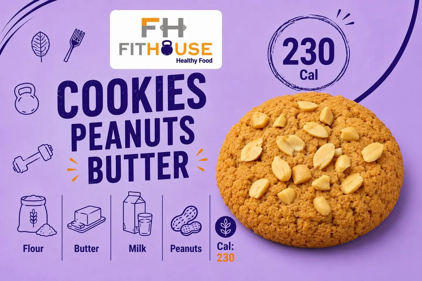 Healthy Peanut Cookies