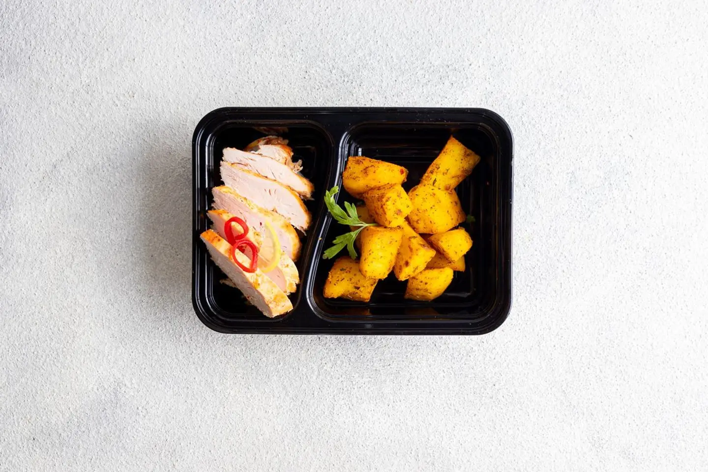 وجبة دجاج مشوي