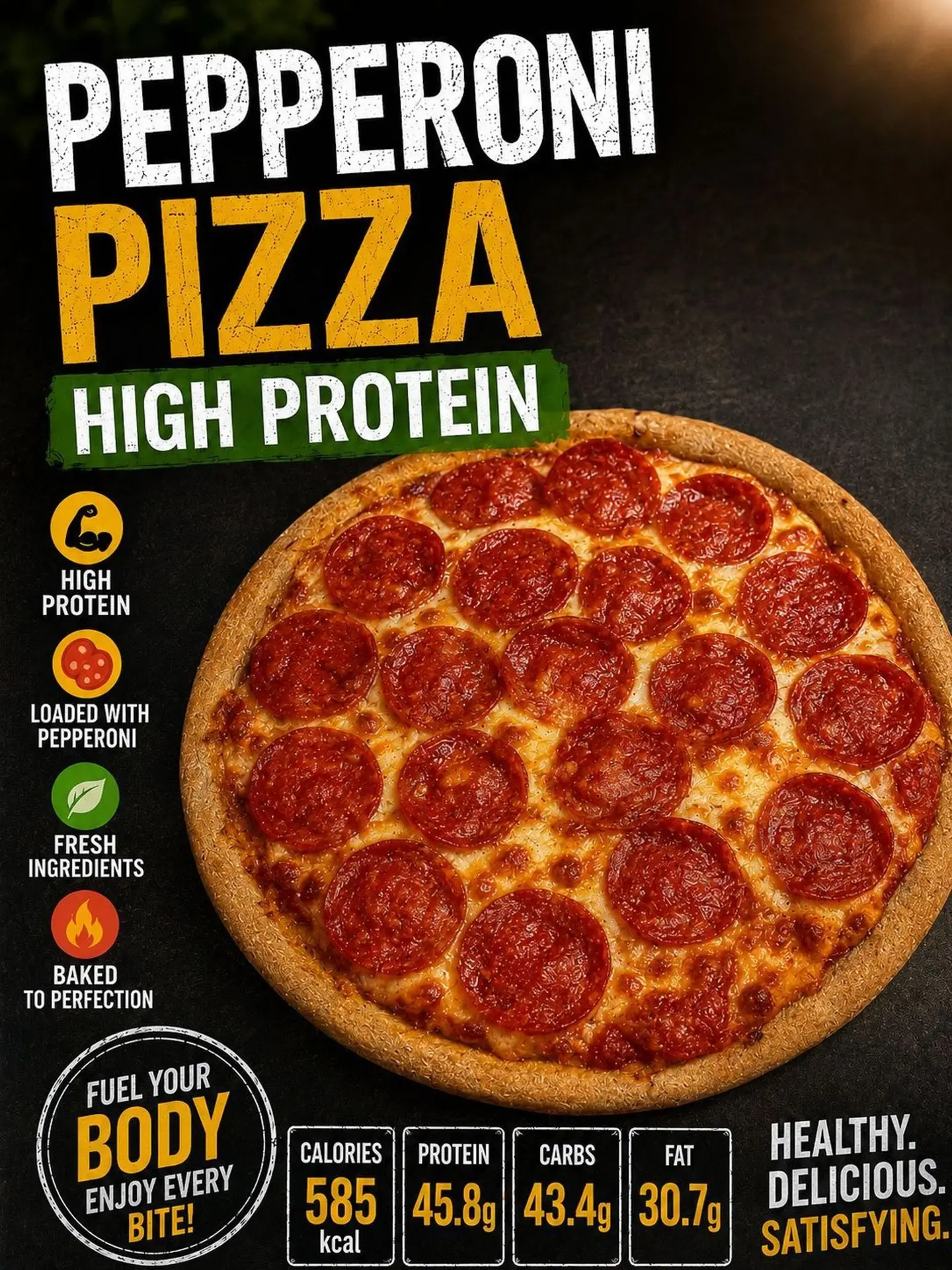 Pepproni Protien Pizza