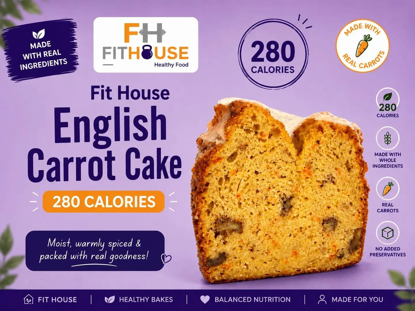 Healthy Carrot Cake
