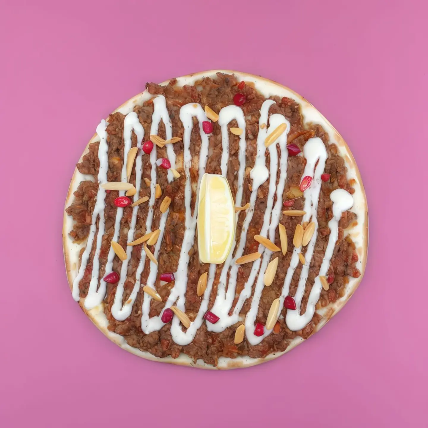 صفيحة لحم بالطحينية