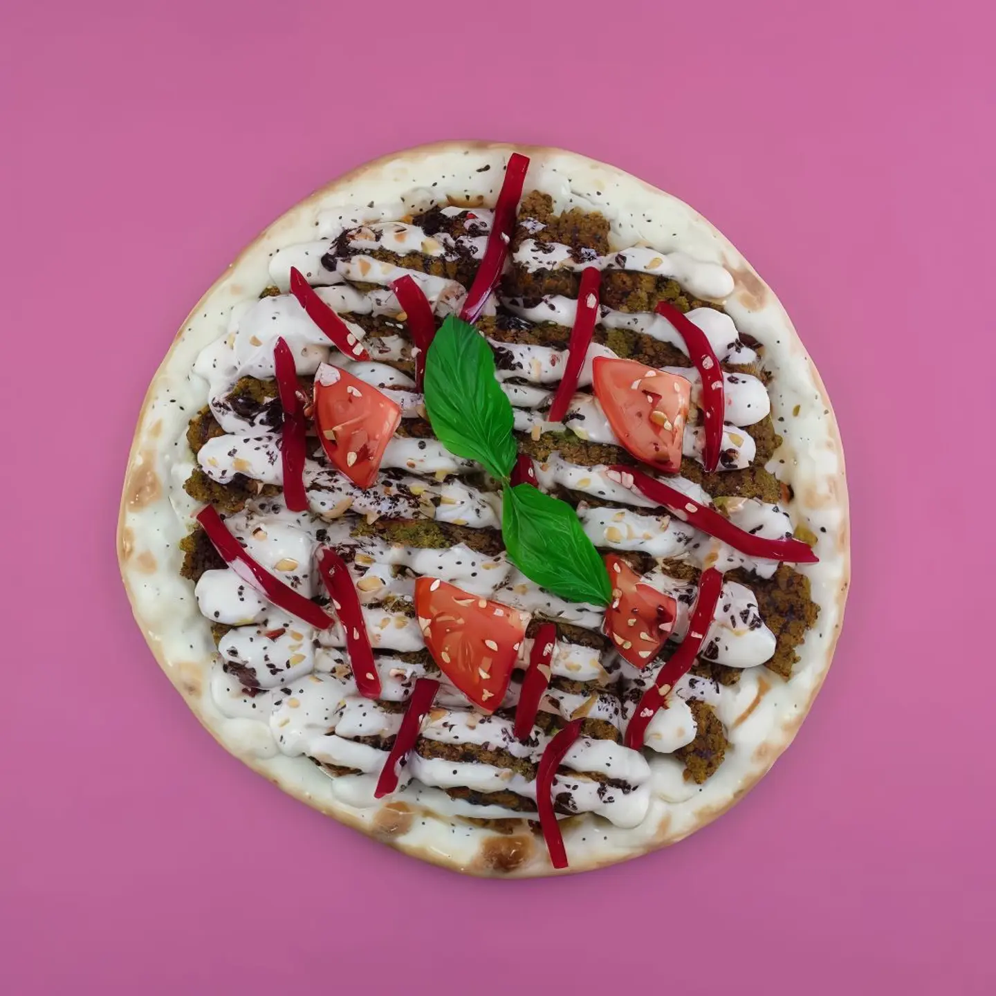 فلافل مع الطحينية