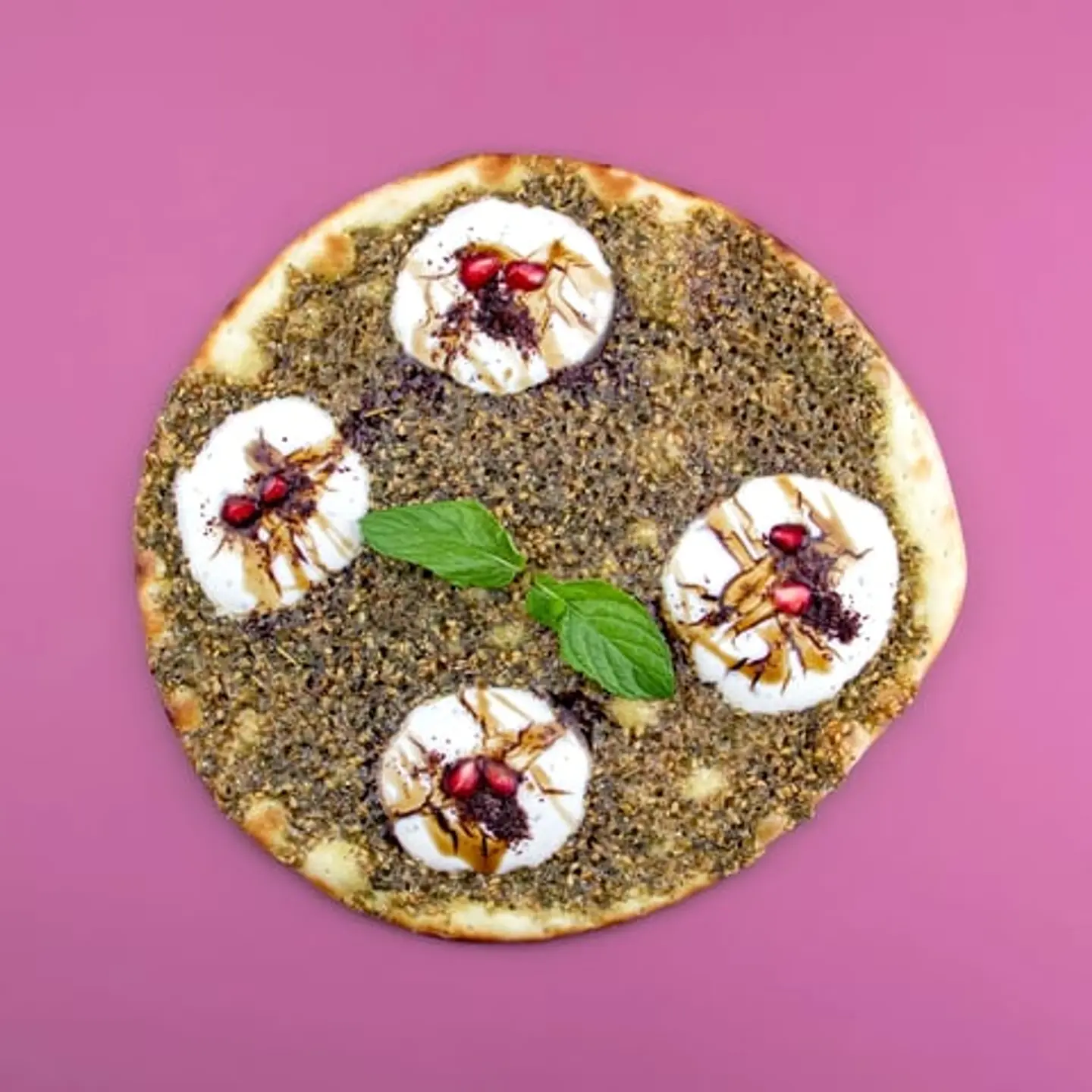 زعتر ولبنة مدلل