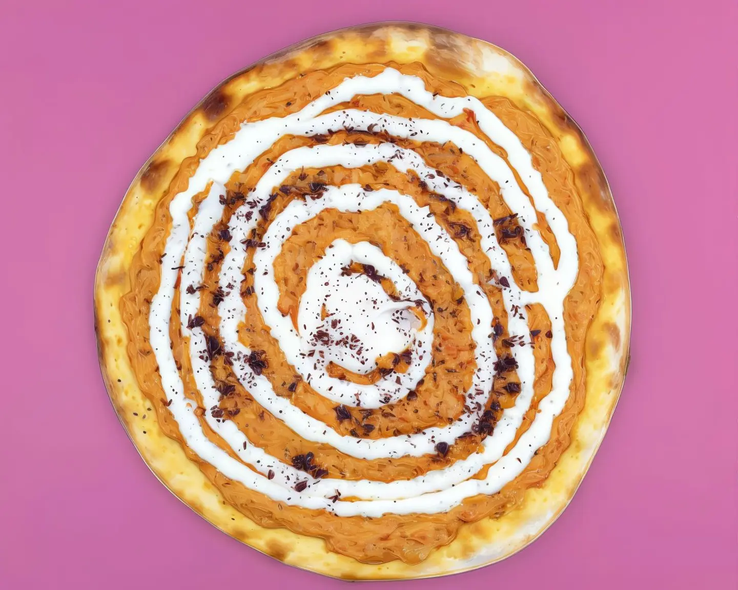 مكدوس باللبنة