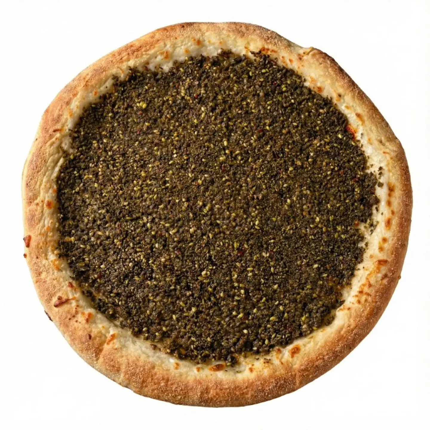 بيتزا جبنة لبنه زعتر كبير