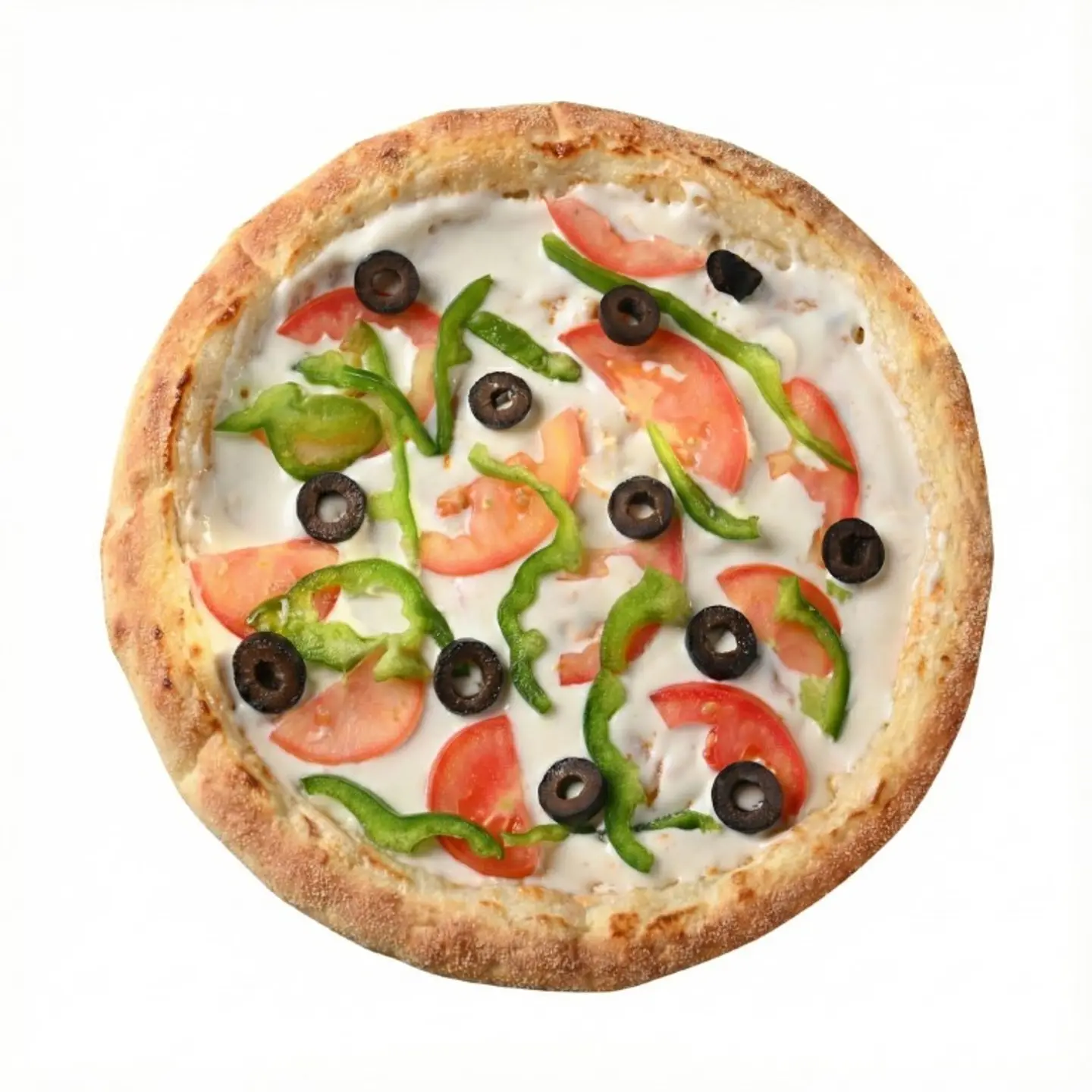 بيتزا خضار جبن سائل صغير