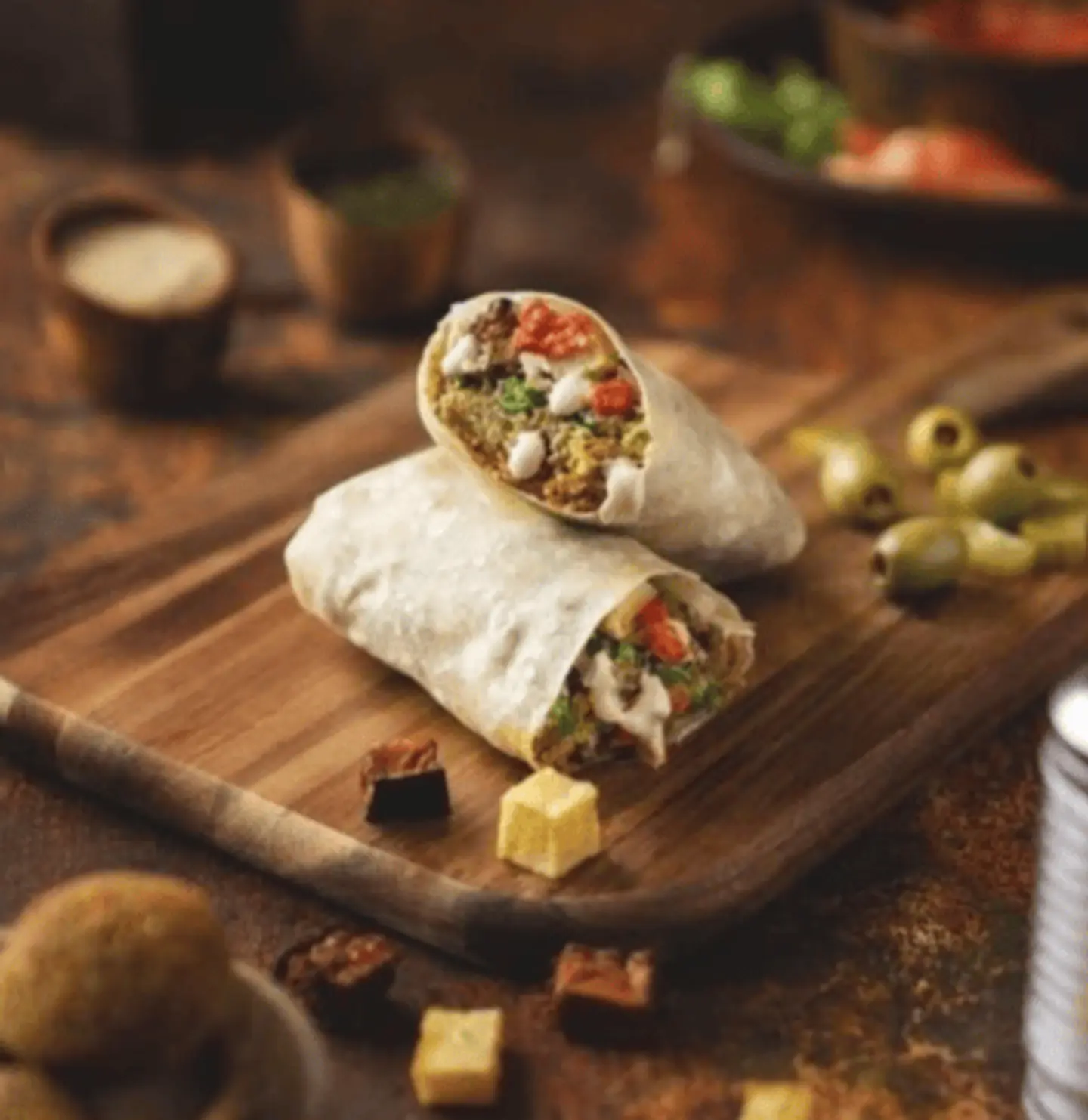 فلافل مشكل بيض حمص