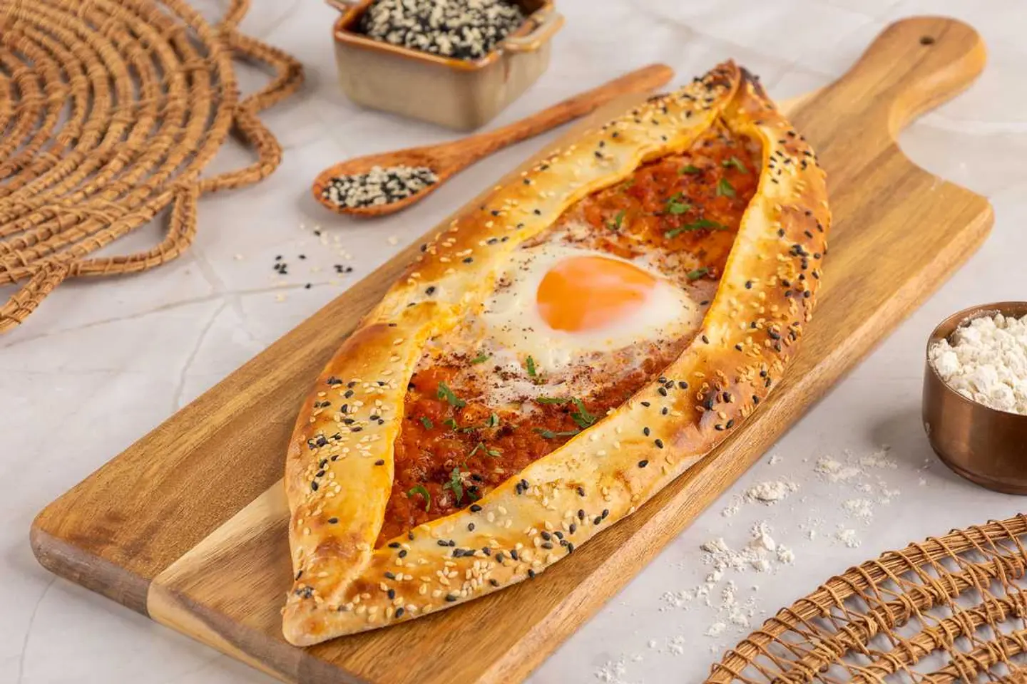 Egg Shakshuka Fatayer