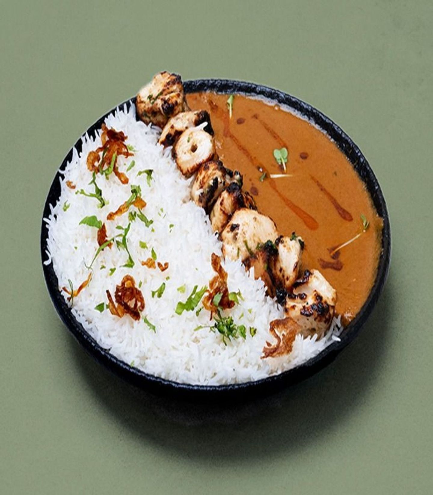 مالاي تيكا مع الأرز