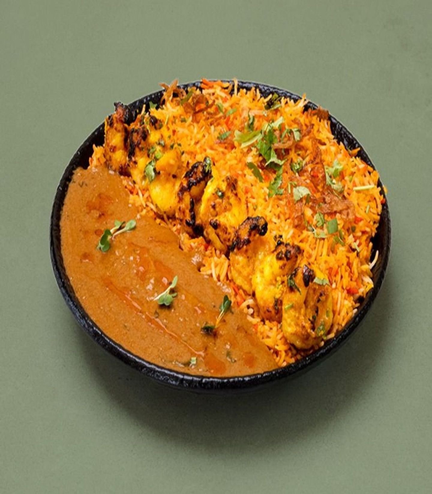 روبيان تندوري مع الأرز