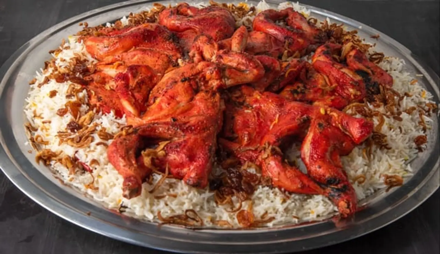 صحن اللمة دجاج مظبي تندوري