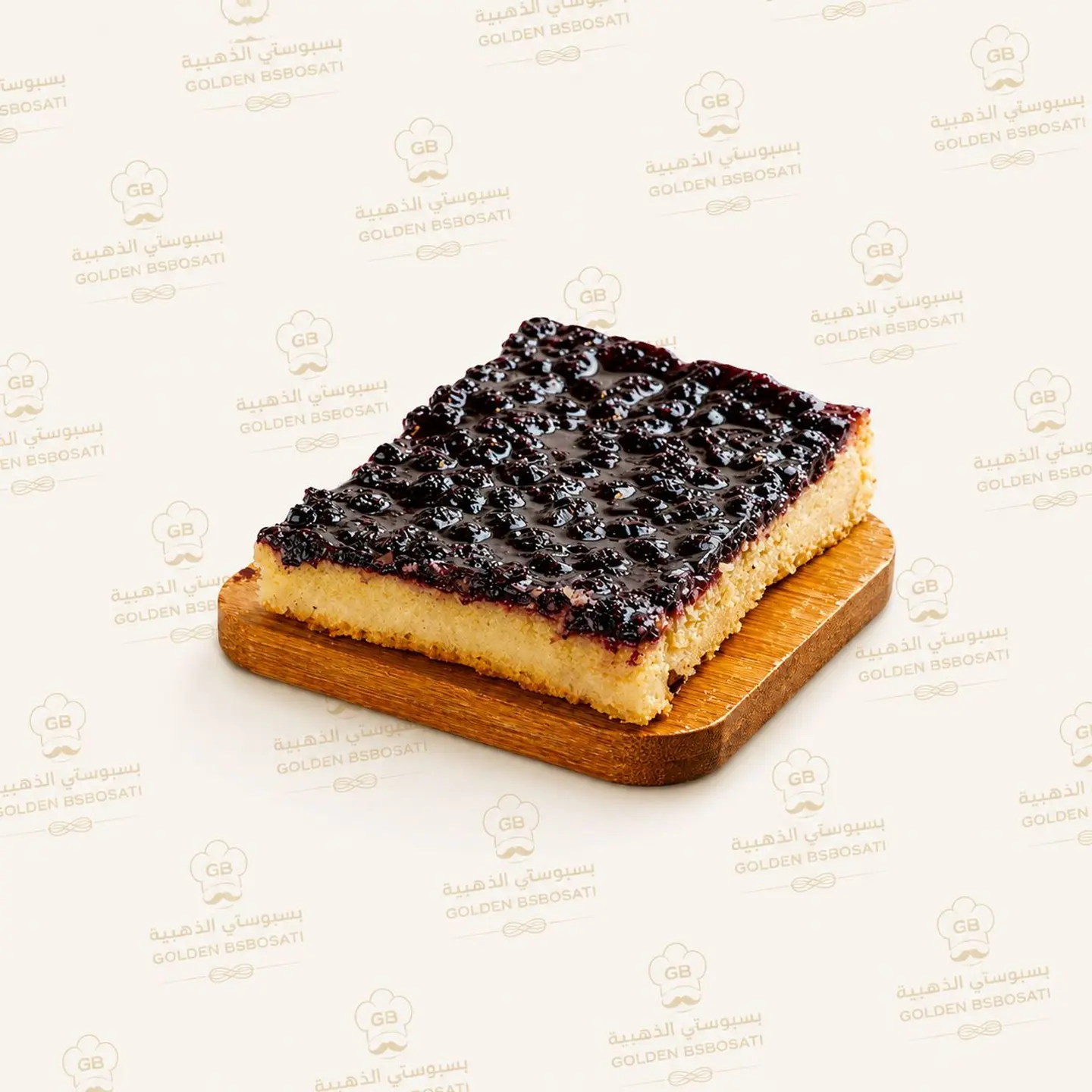 Berry Cheese Basbousa