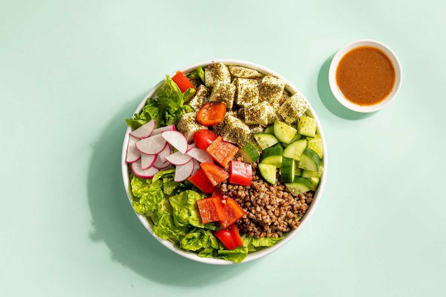 Halloumi Freekeh Bowl