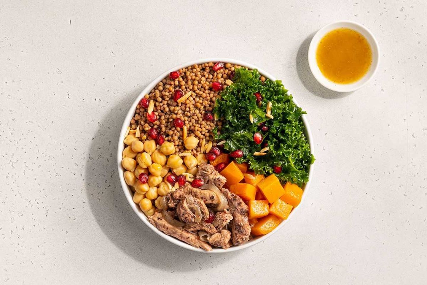 Chicken & Maftool Bowl