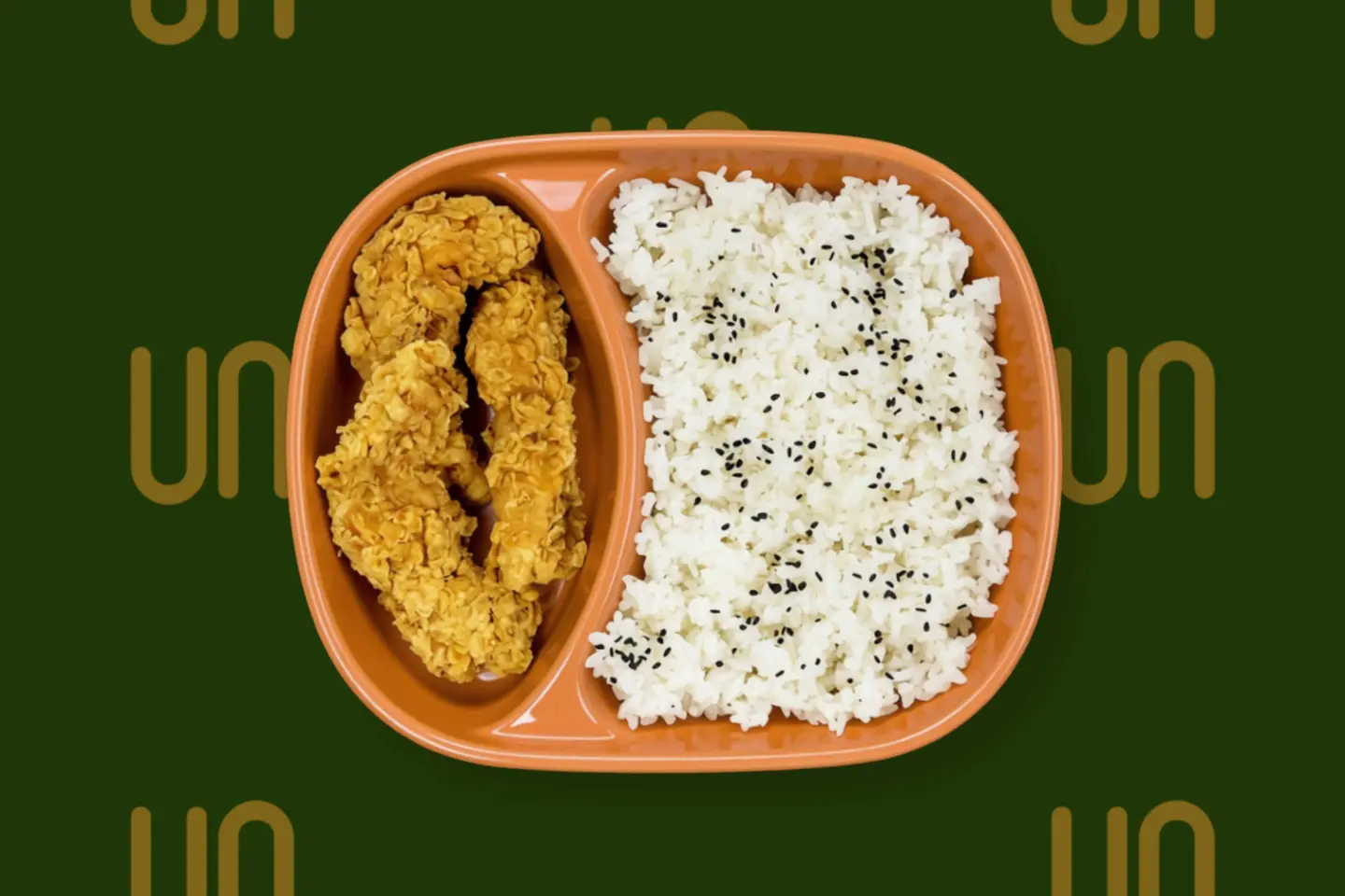Crispy Chicken Strips With Rice