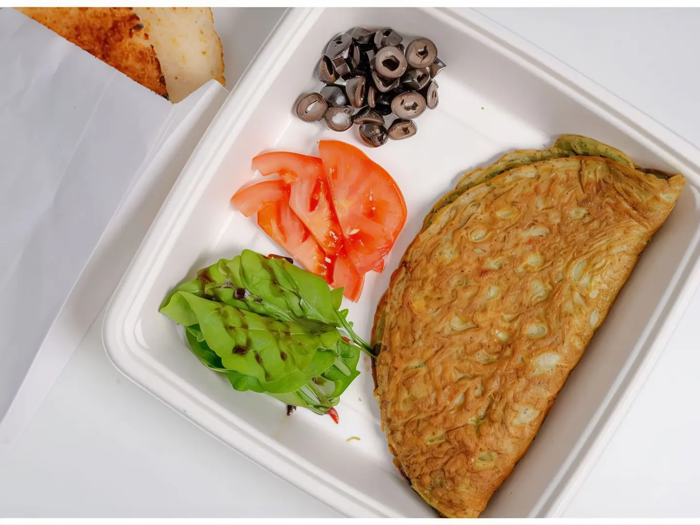 اومليت السبانخ