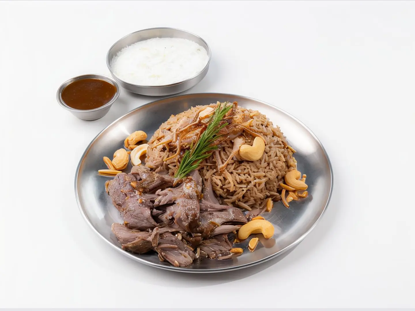 Lamb Shank With Oriental Rice