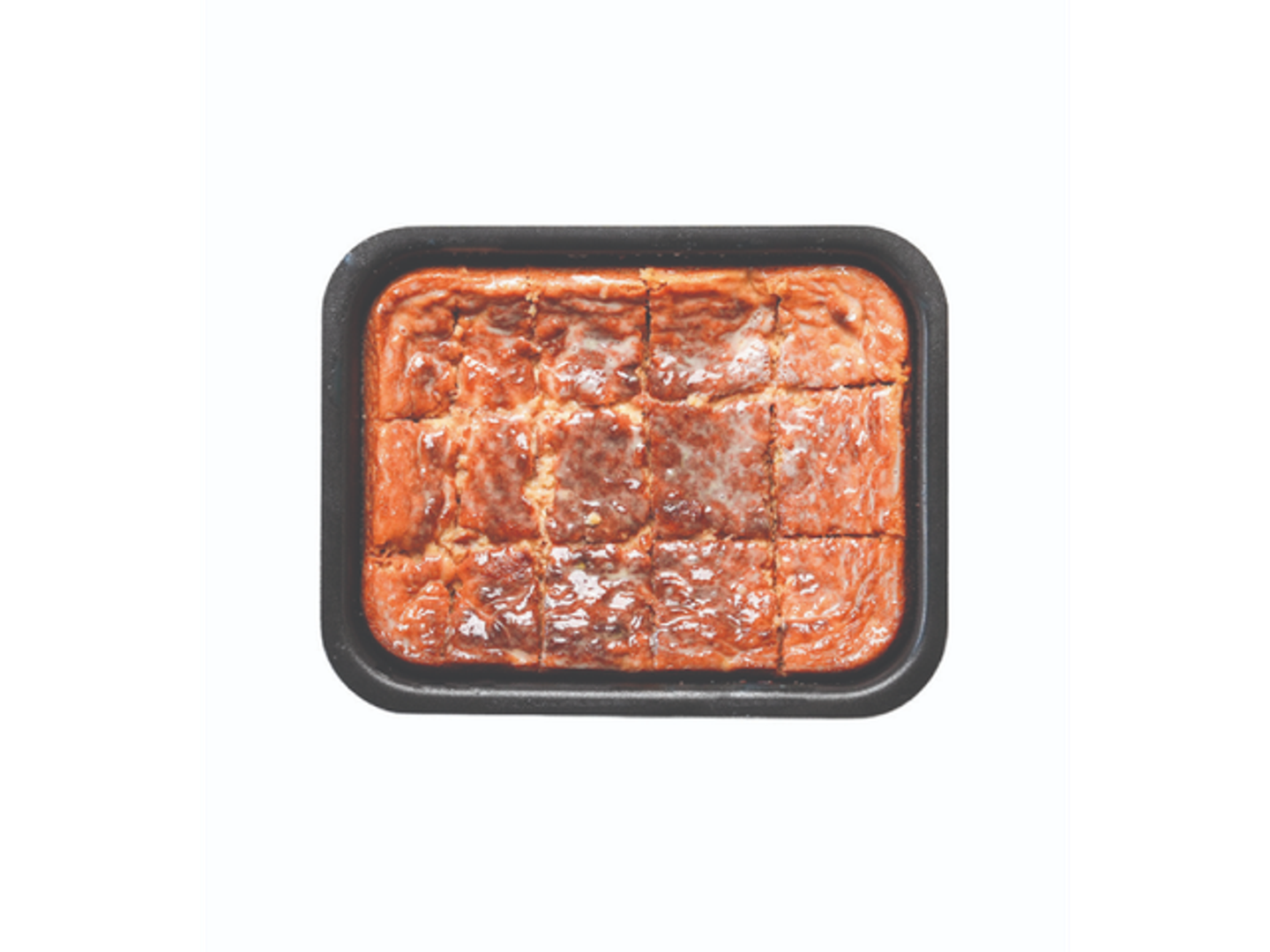 Tray Of Basbousa With Cream