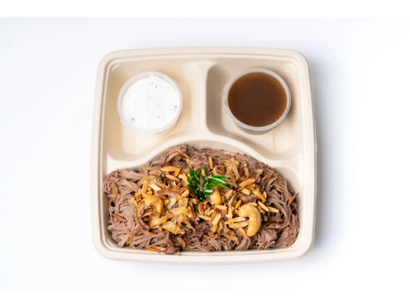 Lamb Shank With Oriental Rice