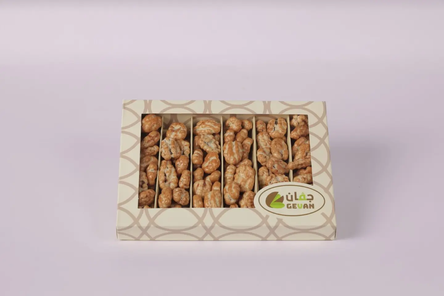 ملبس جوز بيكان كراميل