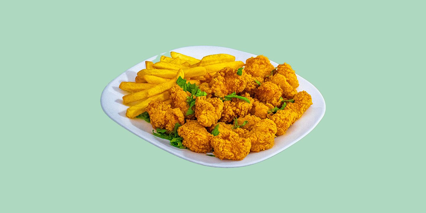 صحن سمك فيليه مقلي
