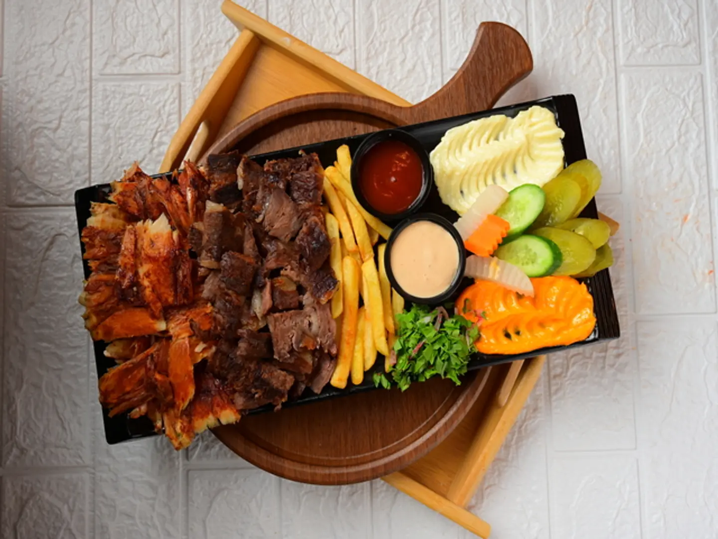 صحن شاورما مكس فله