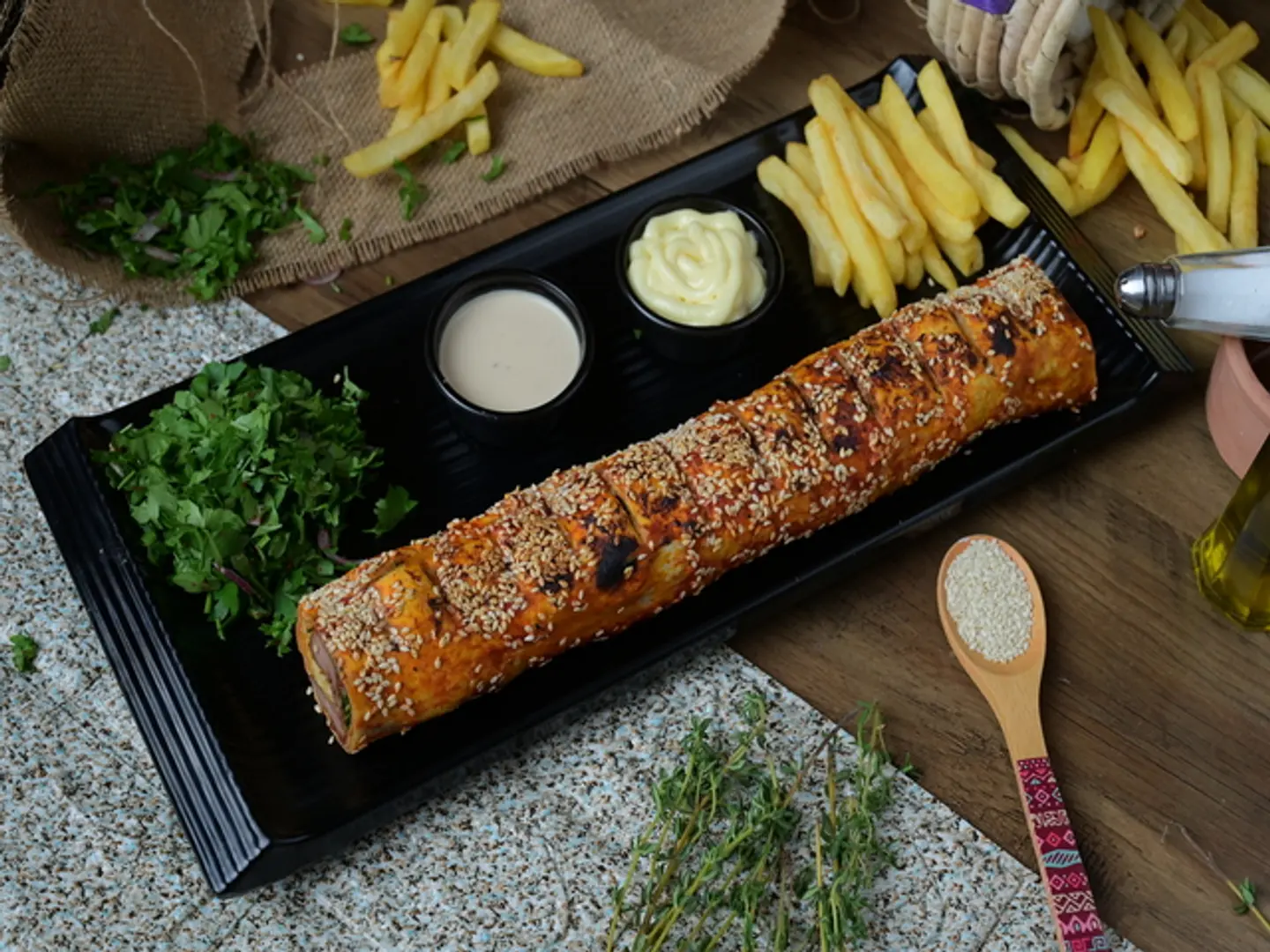 وجبة توشكا شيش طاووق