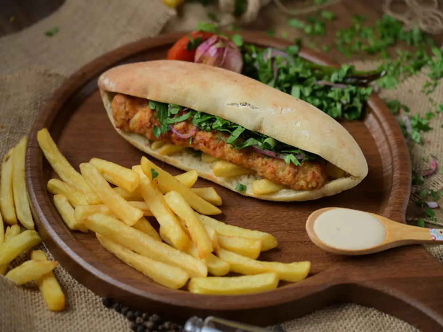 سندوتش كباب دجاج