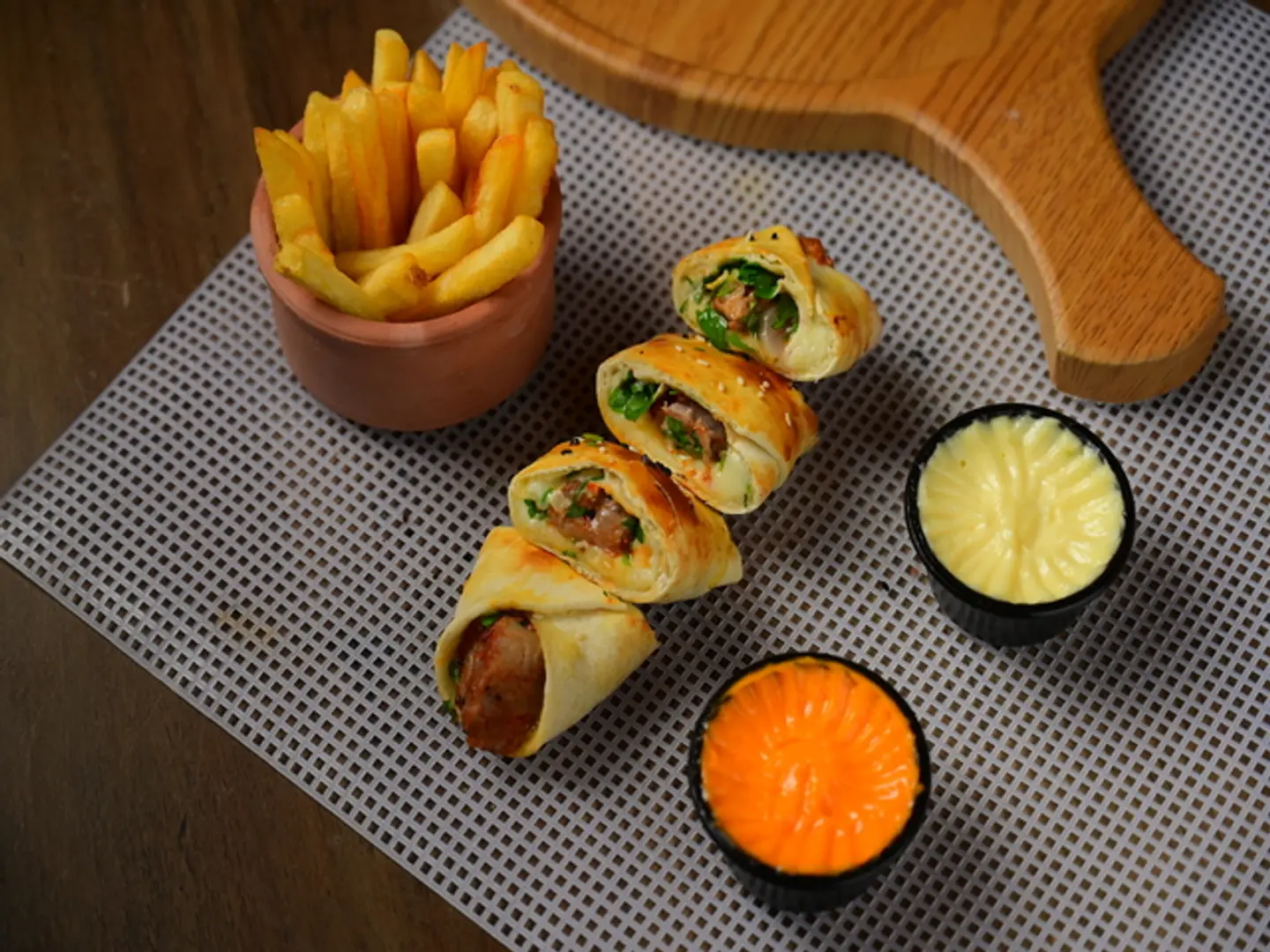 فطيرة اوصال لحم