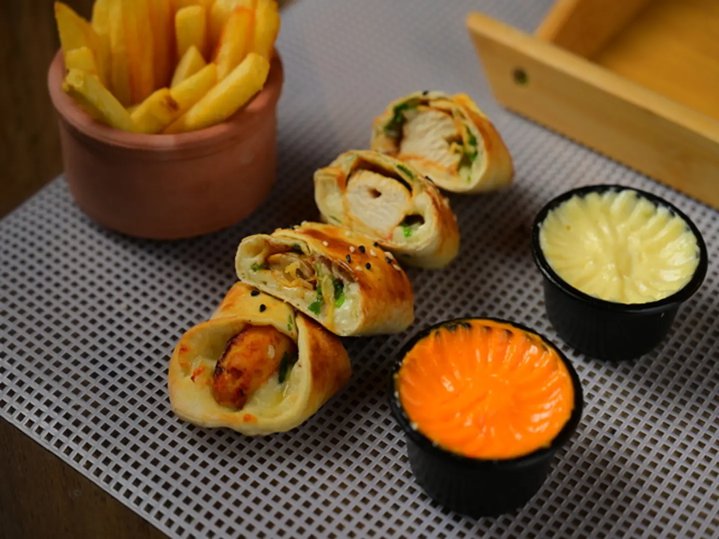 فطيرة شيش طاووق