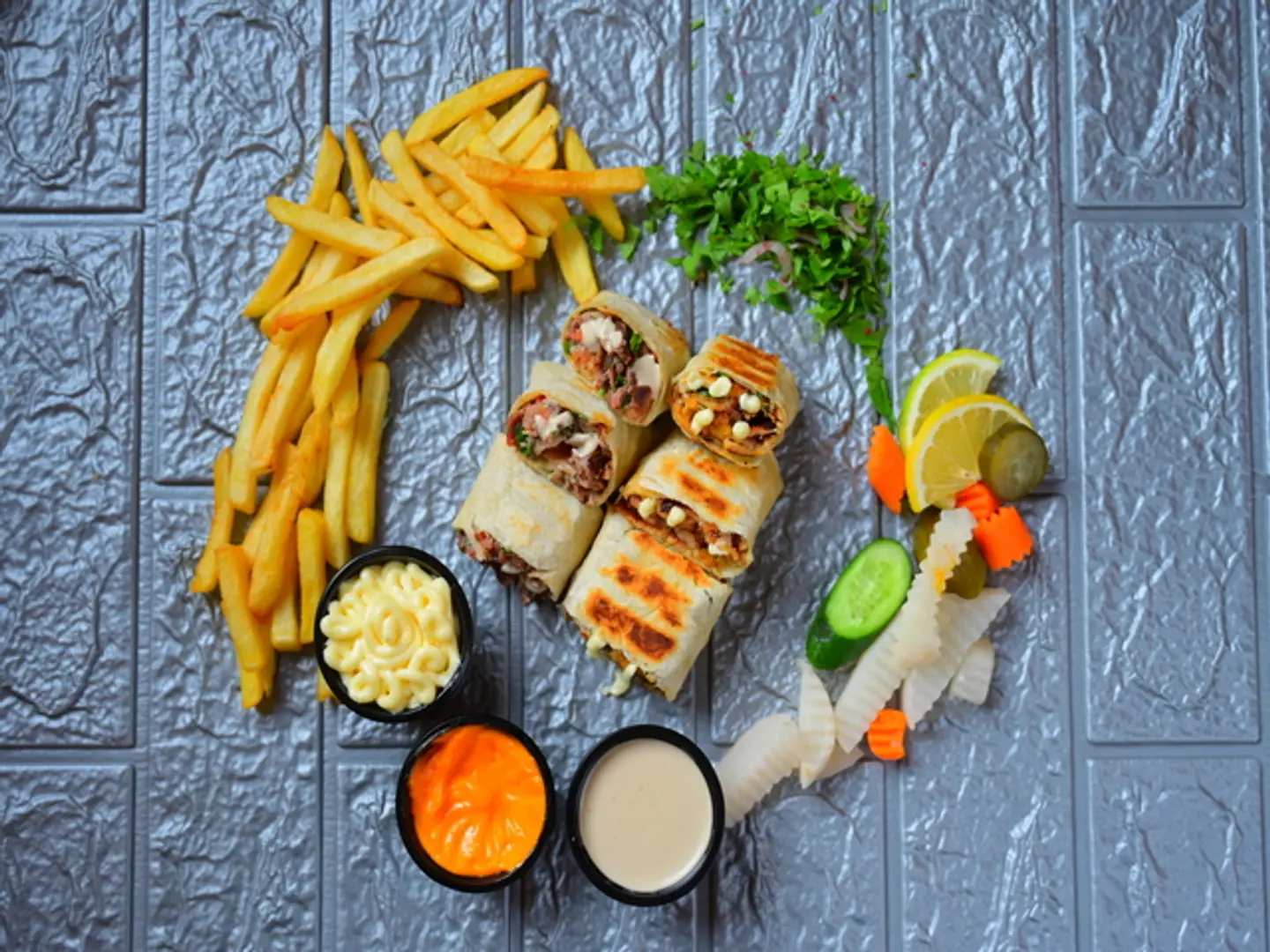 شاورما عربي دجاج سنقل