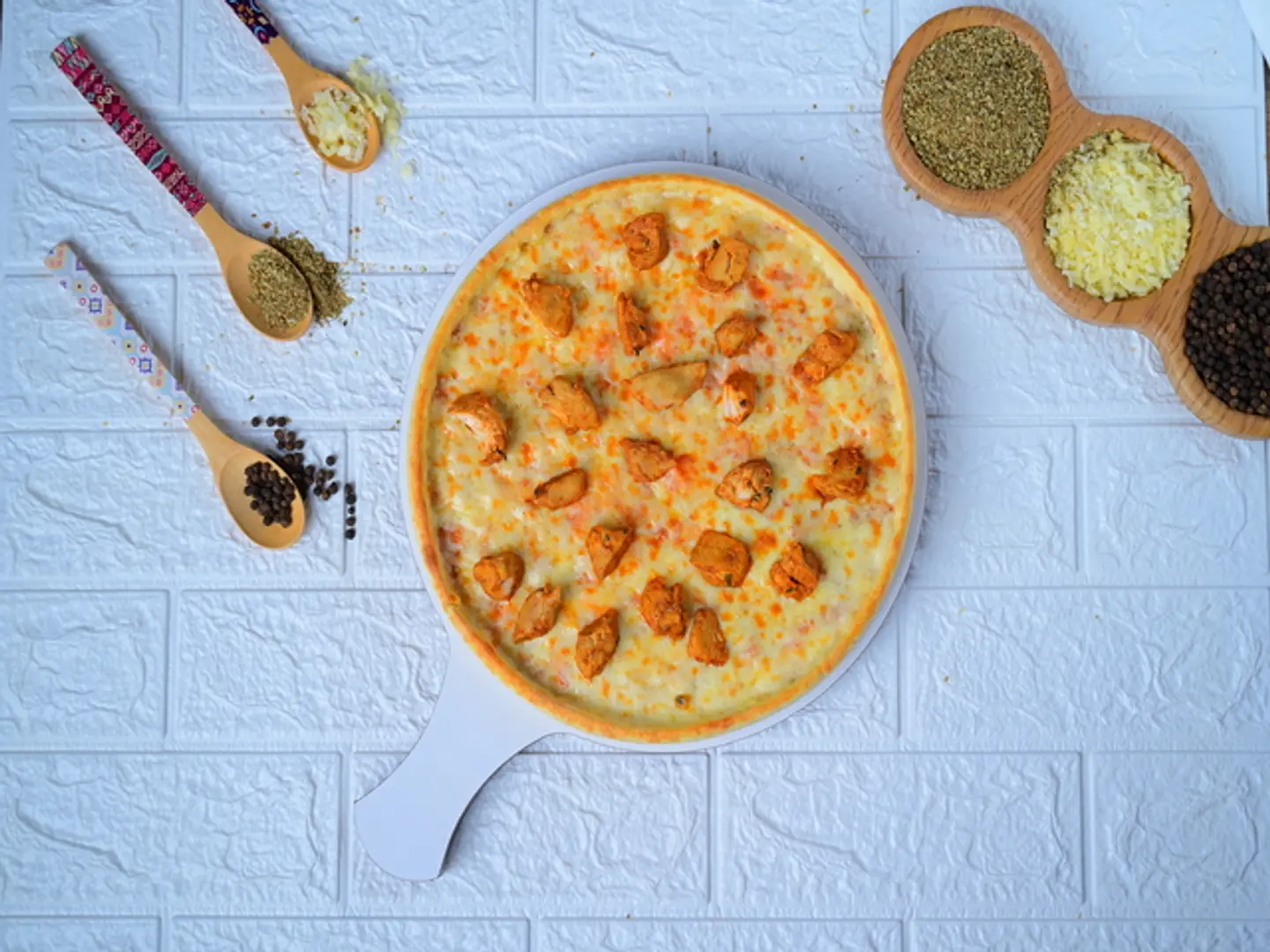 بيتزا دجاج صغير