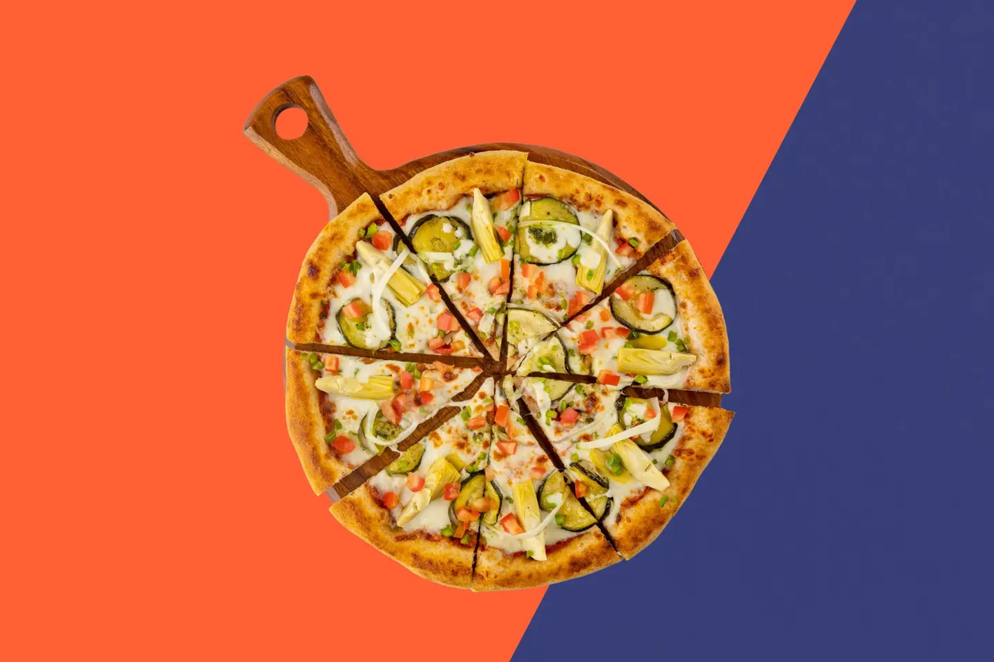 Garden Veggie Pizza Large