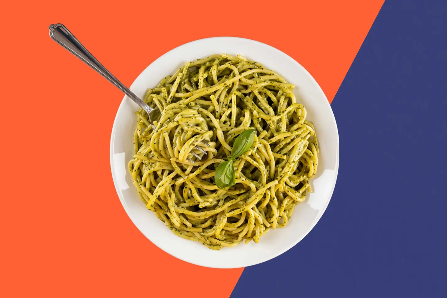 Creamy Pesto Spaghetti
