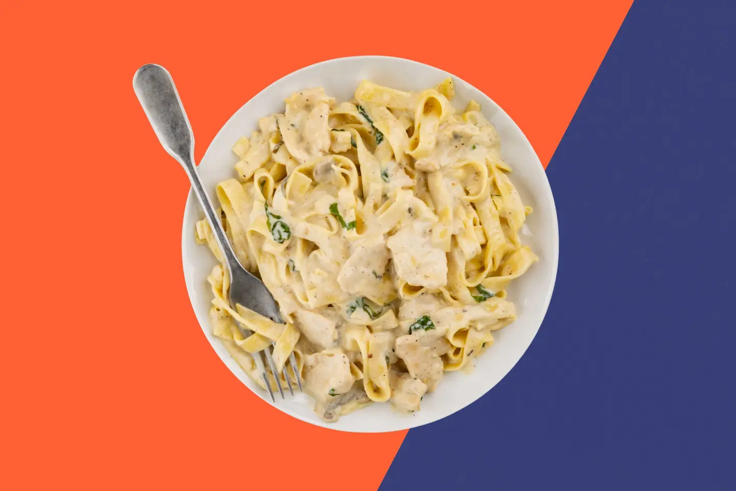 Chicken Alfredo Tagliatelle
