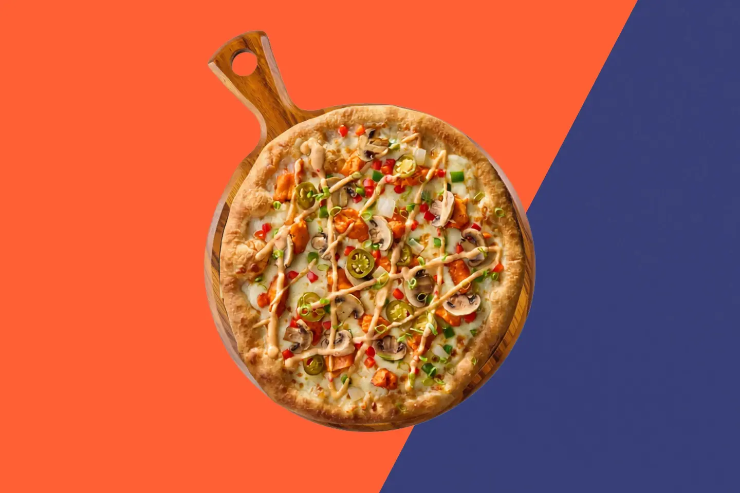 Tikka & Mushroom Pizza Large