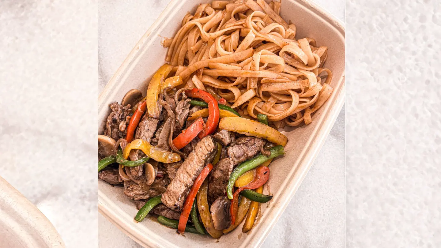 Steak & Bell Pepper With Gluten Free Noodles