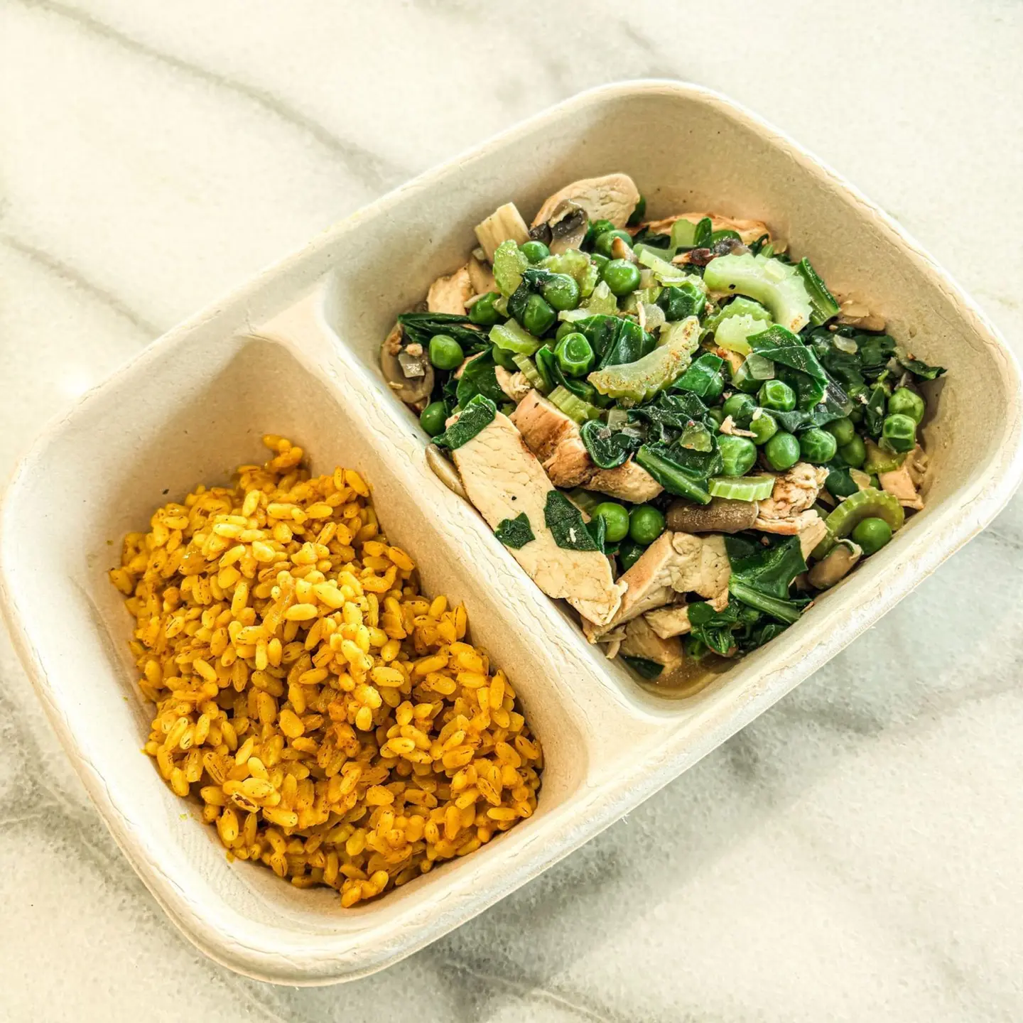 Sautéed Chicken + Turmeric Risotto