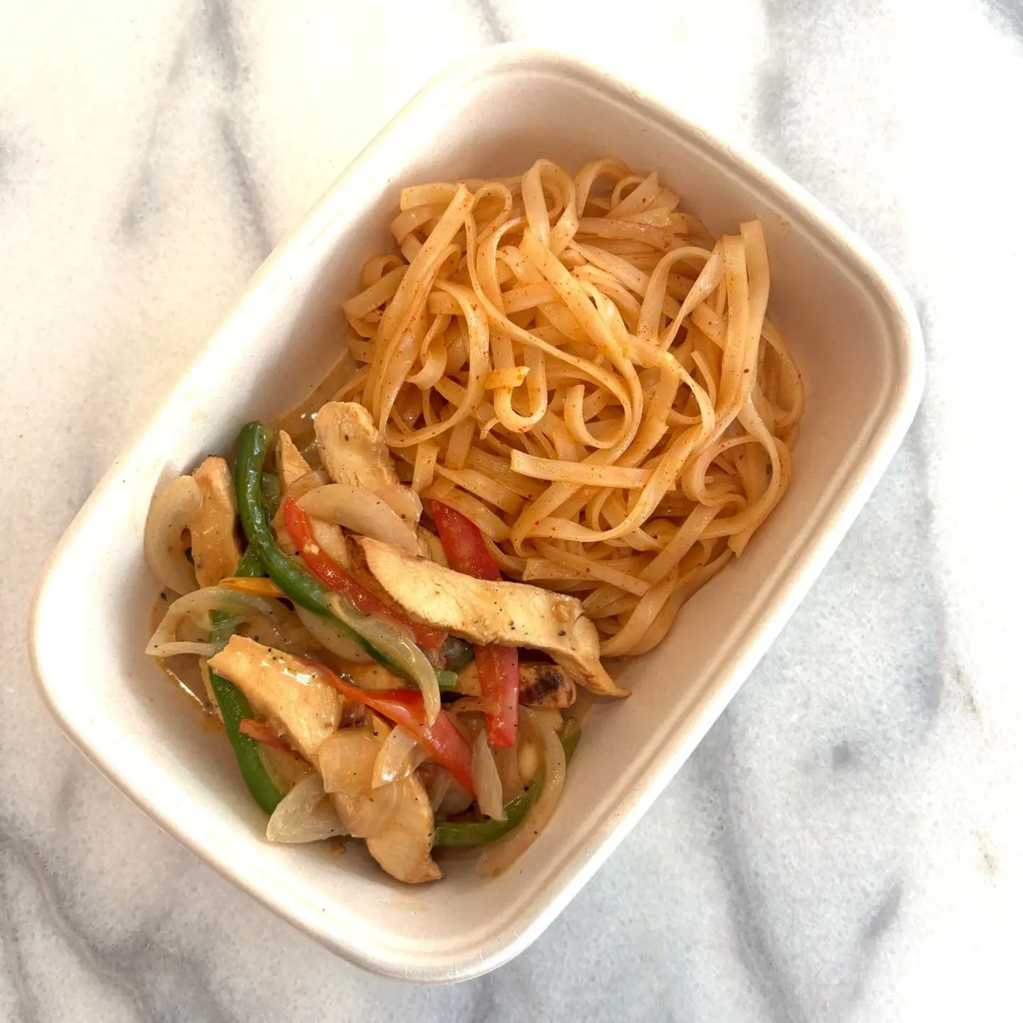 Sautéed Chicken & Bell Pepper With Gluten Free Noodles