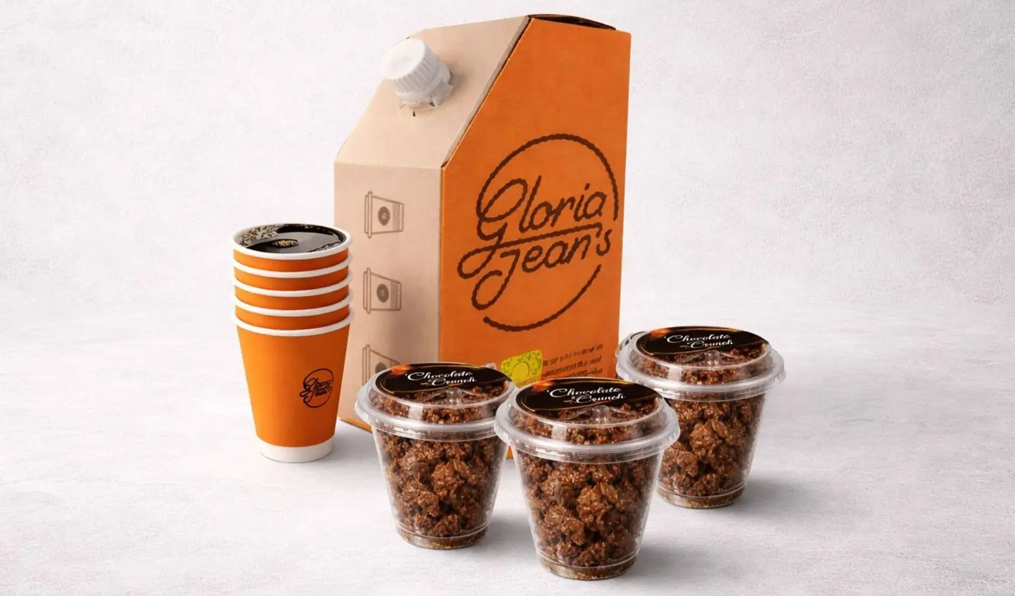 1 Liter Brazilian Coffee + 3 Crunchy