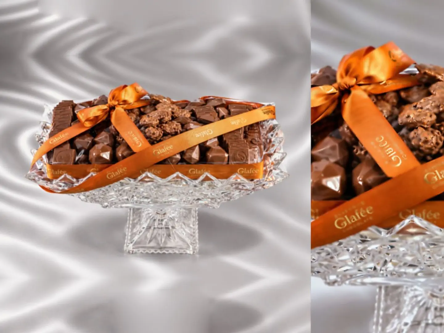 Luxury Crystal Tray Of Chocolate